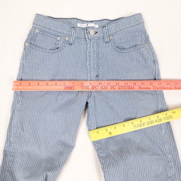 Vintage Tommy Hilfiger Cropped Boyfriend Jeans Women's 2 (28x25) Stretchy Pants - Picture 10 of 11